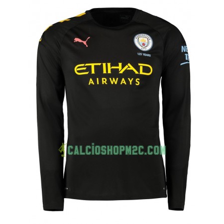 Manchester City Maglia Trasferta 2019/2020 Manica Lunga